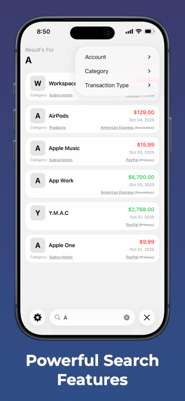 Expenzio screenshot 4